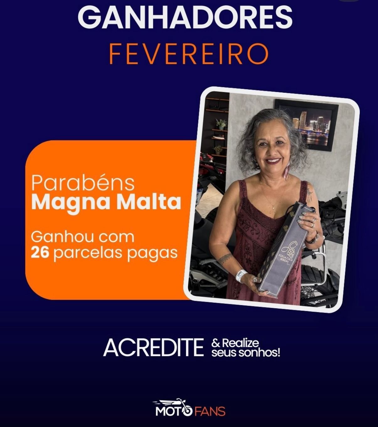 Magna Malta — Ganhadora Fevereiro 2025